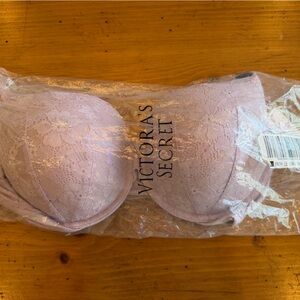 Victoria's Secret Body by Victoria Push up Bra Lavender Shimmer Lace